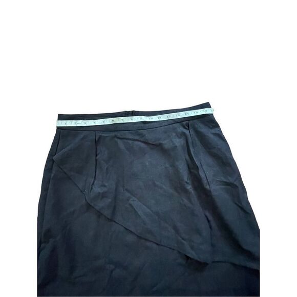 Anthropologie MaEve black layer tiered skirt size 12P - Picture 3 of 6